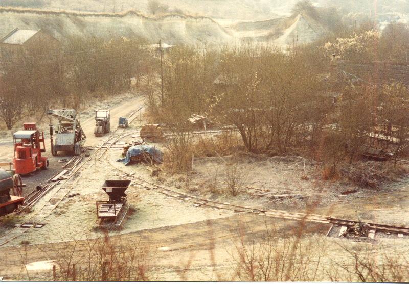 early-triangle.jpg - The original layout of the triangle and the road-side line can be seen in this elevated shot.