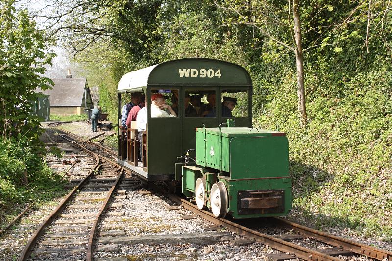 1104170013.jpg - A shuttle service between Amberley and Brockham was again provided using the Wickham trailer and BEV WR4998.