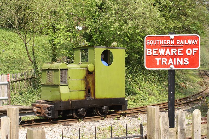 1104170016.jpg - THe Ruston crosses the Nature Trail footpath as it heads off up the hill to Brockham.