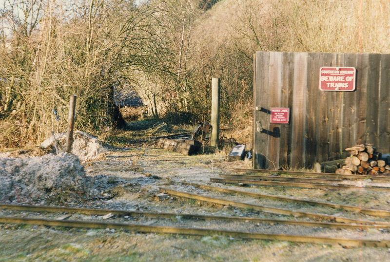 mineral-line04.jpg - The former siding up behind the pottery also had to be removed - we hardly used it anyway.