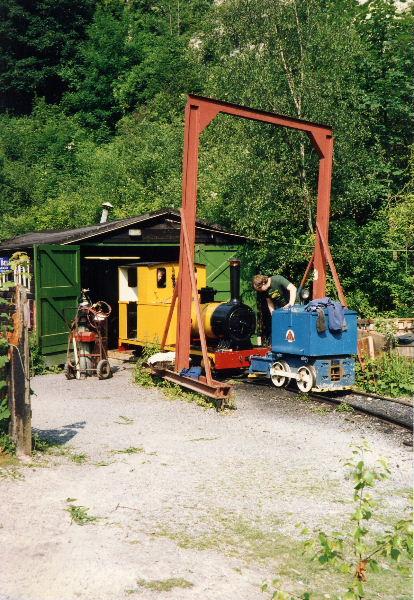 polar-bear-new-02.jpg - The blue electric was used to haul it out of the shed.