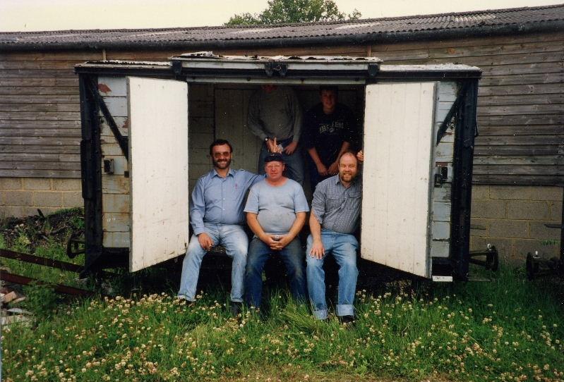 vans1.jpg - And then there were the vans. Two RNAD box vans were bought by Peter Smith and Richard Cossey and we had to take a lorry to Woking to collect them.